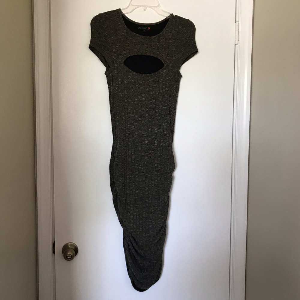 Olive Green Slip Dress